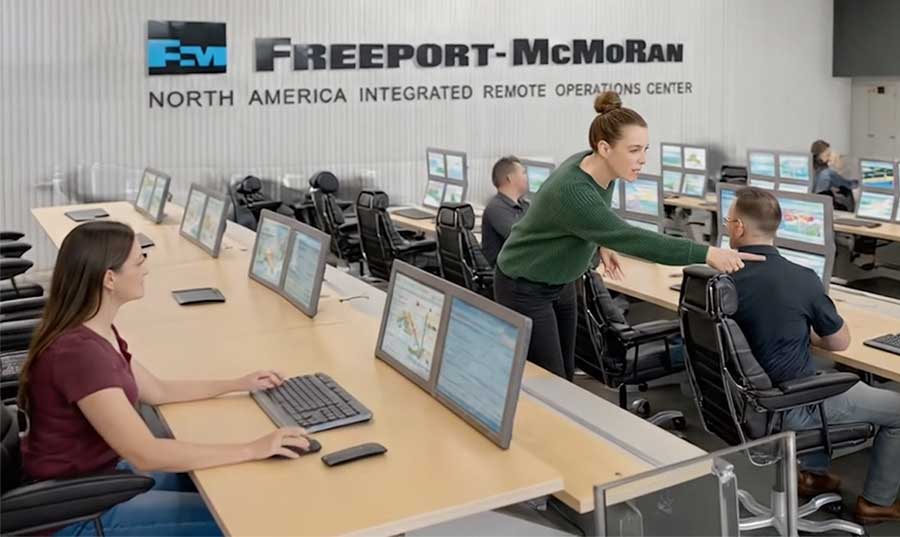 The new Integrated Remote Operations Center allows Freeport to standardize operational monitoring and response.