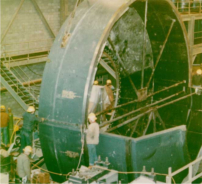 The SAG mills at Chino's new concentrator operated from the 1980s until their replacements in 2024.