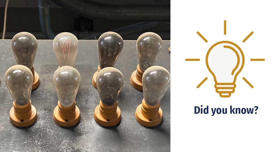 A light bulb believed to have been installed in the 1930s is still burning at the El Paso powerhouse.