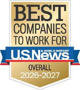U.S. News Best Companies to Work For 2026-2027 badge
